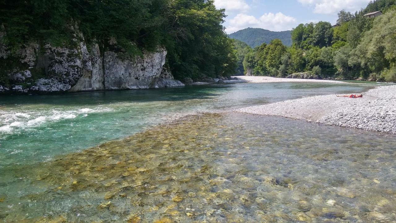 Sobe Baca Most na Soči Exterior foto